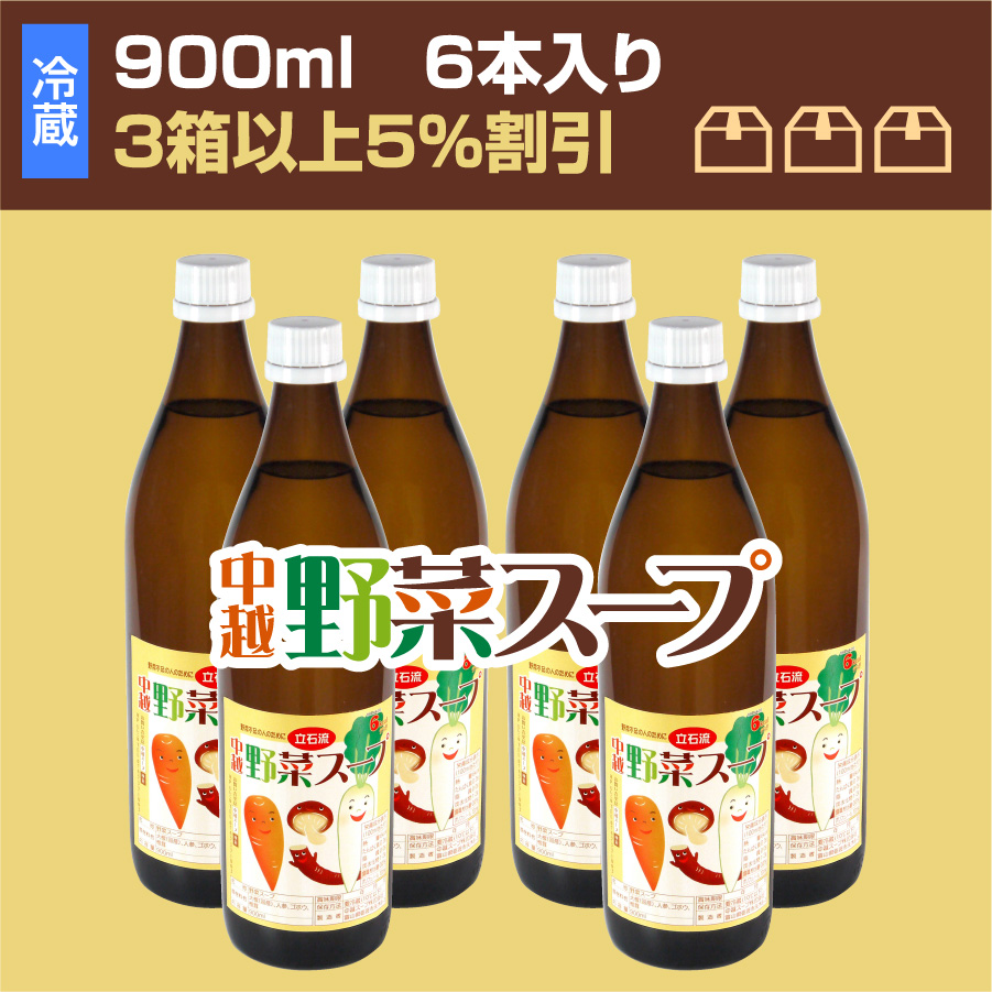 900ml 6本入り 3箱以上5％割引